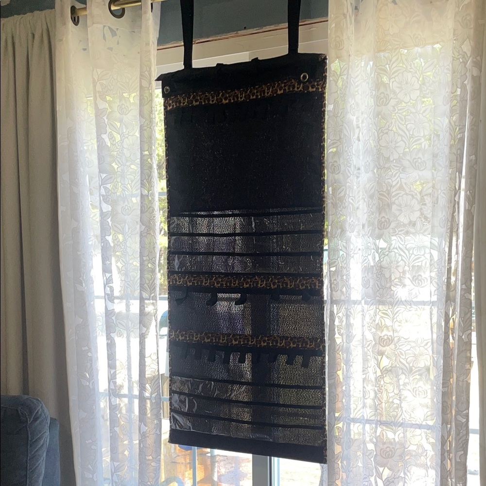 Leopard Print Hanging Organizer